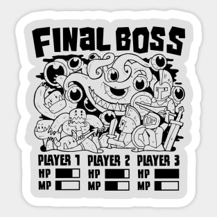 Final Boss Sticker